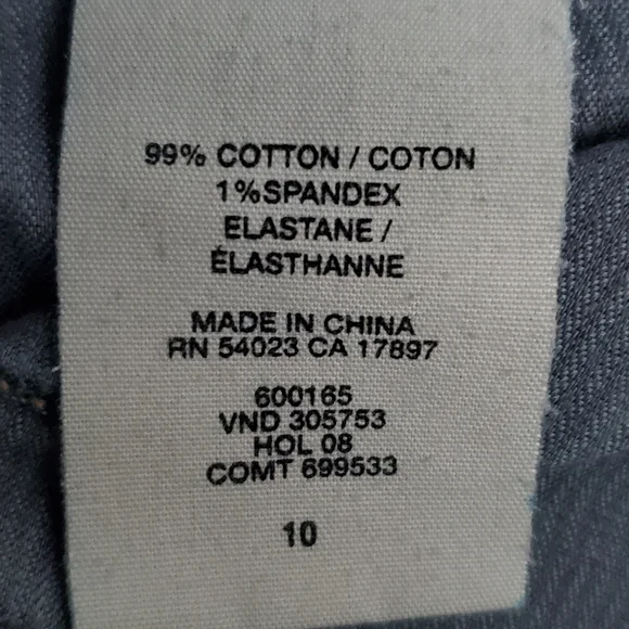 GAP Limited Edition Classic Blue Straight Leg Women's Jeans Size 10 - Picture 9 of 10